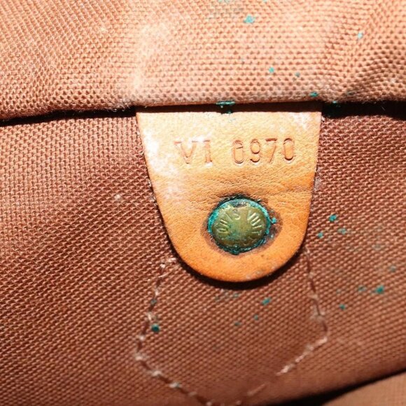 LOUIS VUITTON Monogram Speedy 30 Hand Bag M41526 LV Auth 137081 - Picture 13 of 16